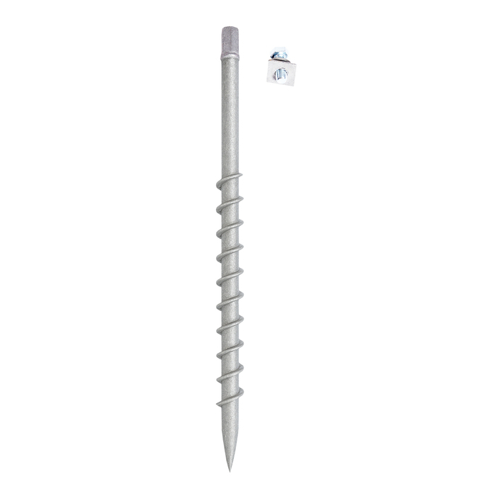 HORTUS jordskrue galvaniseret stål Ø25 x 750 mm